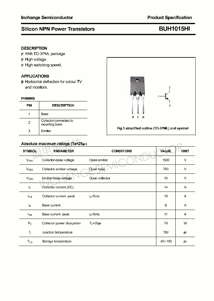 BUH1015HI_4360087.PDF Datasheet