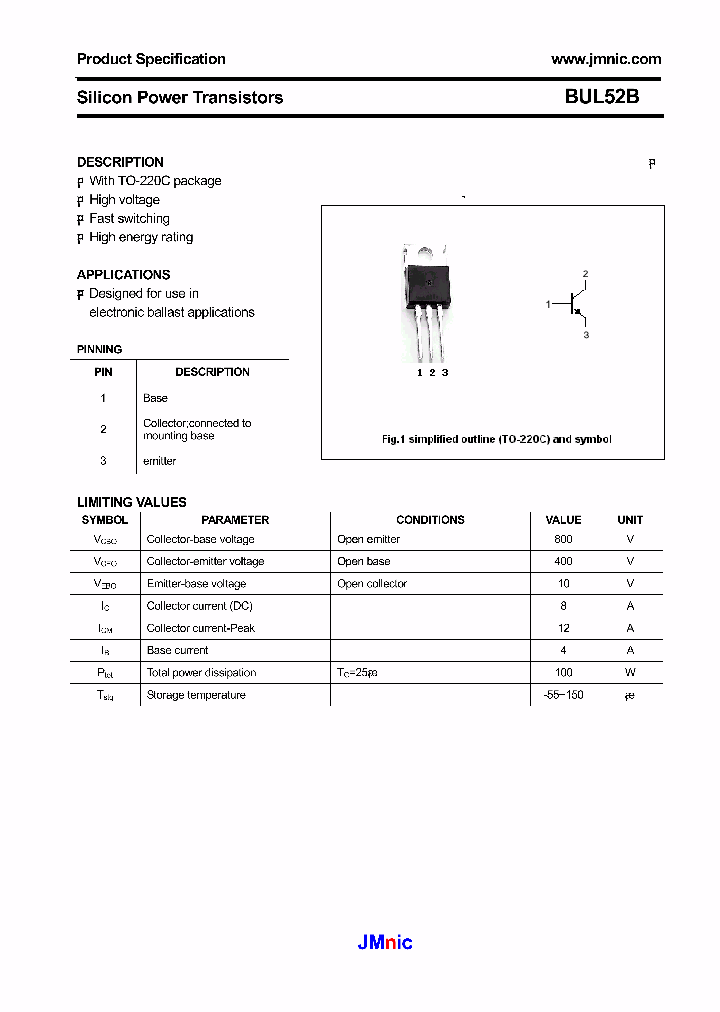 BUL52B_4896498.PDF Datasheet