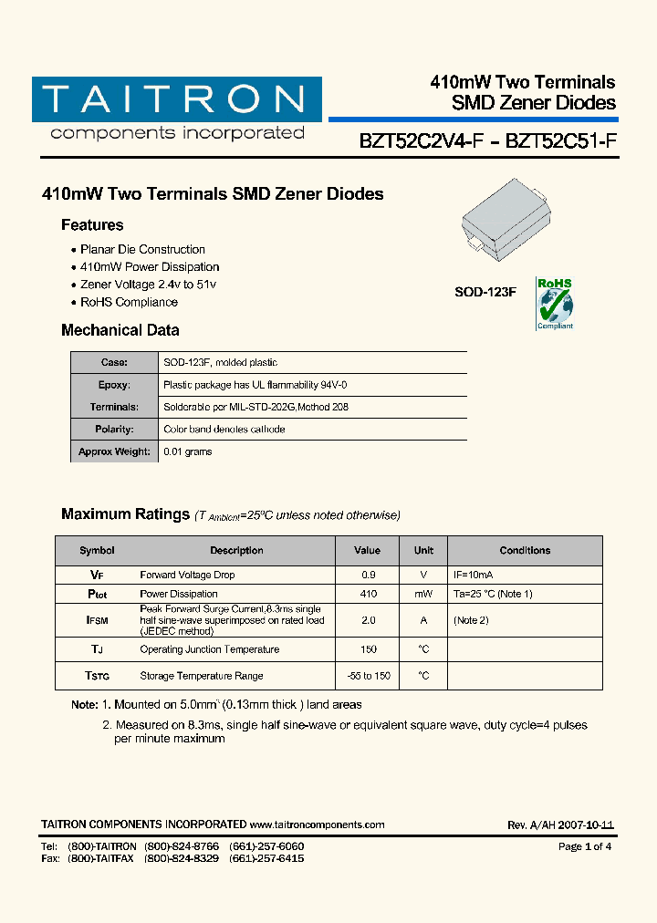 BZT52C4V3-F_4551888.PDF Datasheet
