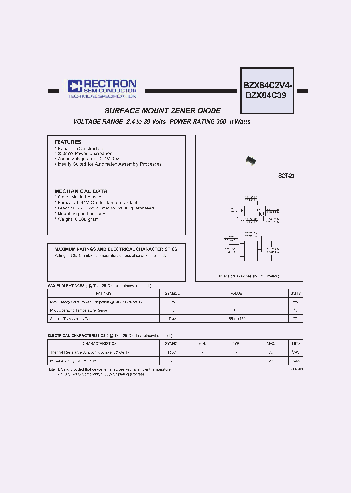 BZX84C5V1_4631391.PDF Datasheet