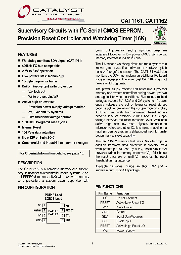 CAT1161LI-25-GT3_4220911.PDF Datasheet