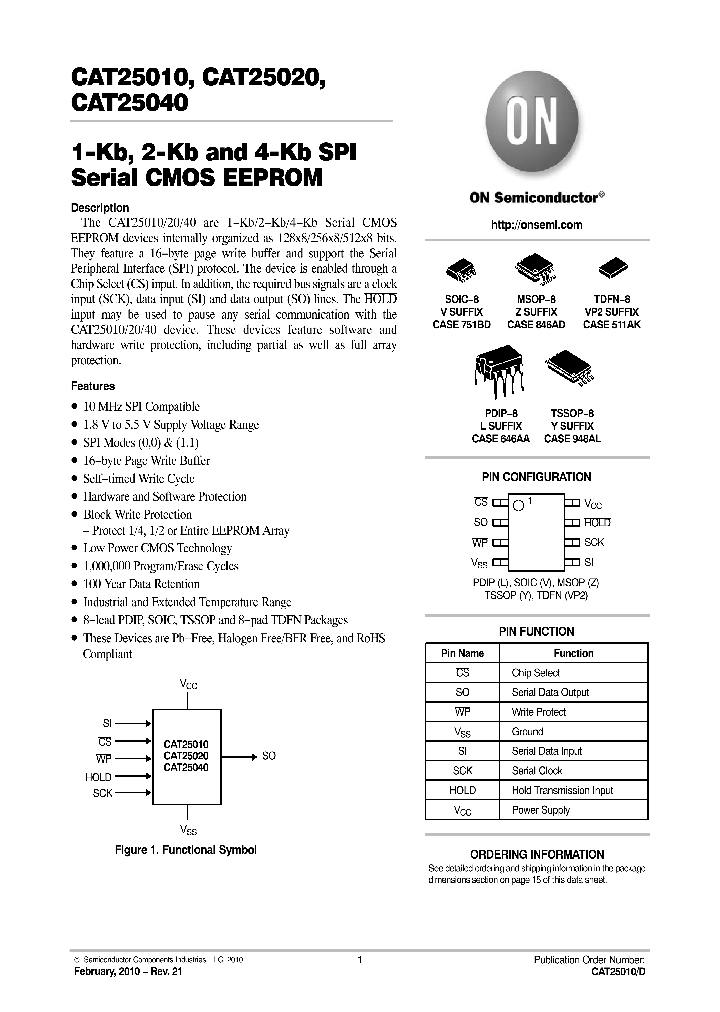 CAT25010_4623238.PDF Datasheet