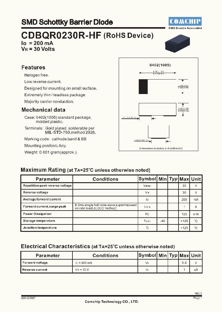 CDBQR0230R-HF_4800187.PDF Datasheet