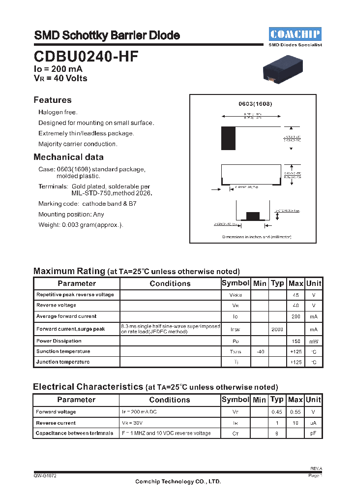 CDBU0240-HF_4570000.PDF Datasheet