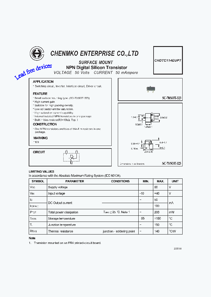 CHDTC114EUPT_4687255.PDF Datasheet