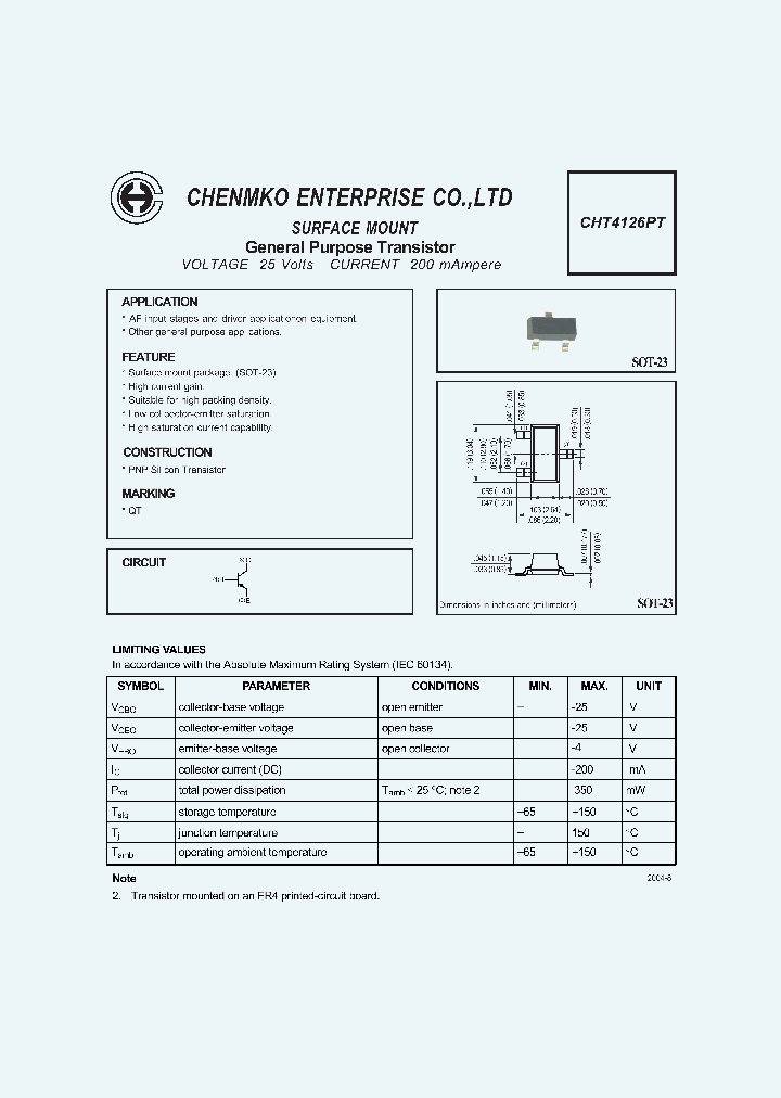 CHT4126PT_4453352.PDF Datasheet