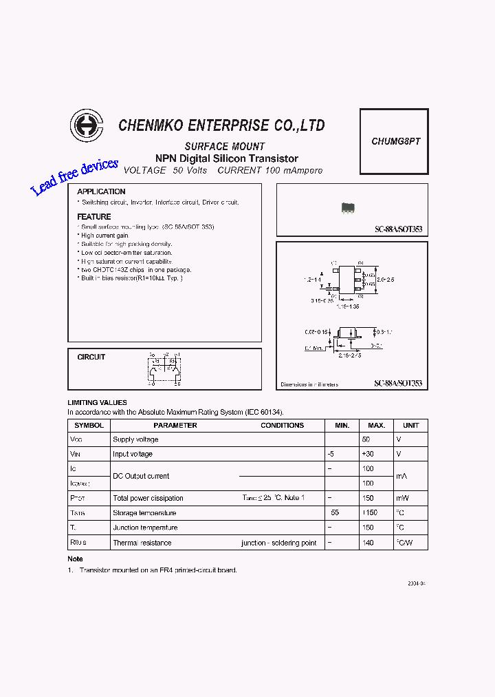 CHUMG8PT_4502145.PDF Datasheet