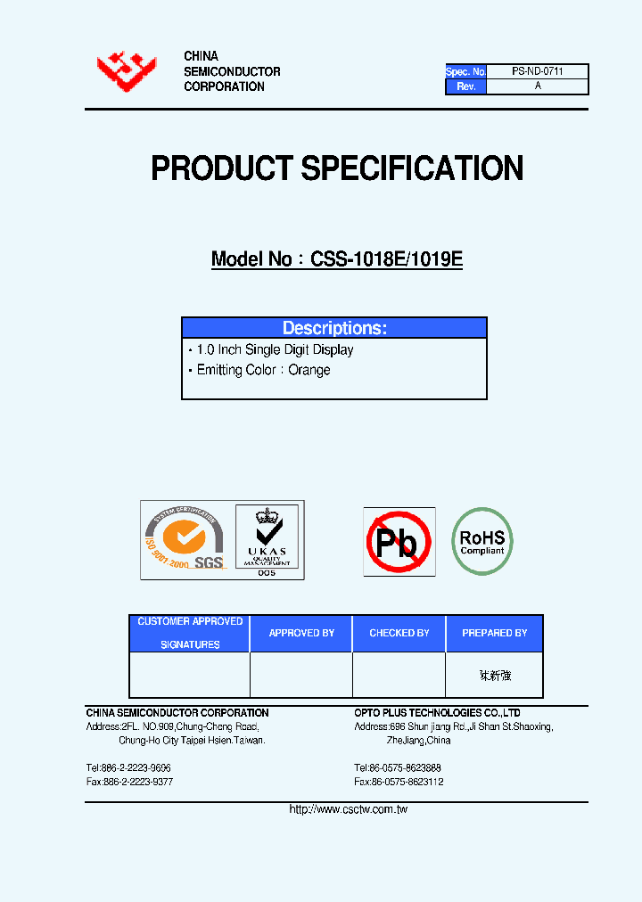 CSS-1018E_4740405.PDF Datasheet