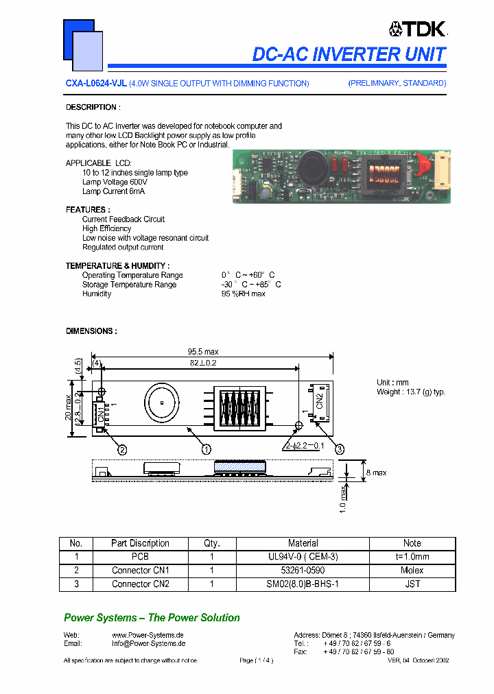 CXA-L0624-VJL_4579097.PDF Datasheet