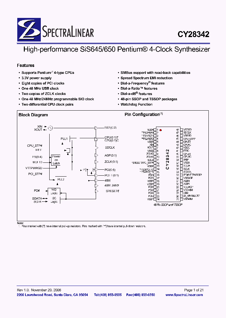 CY28342_4343450.PDF Datasheet