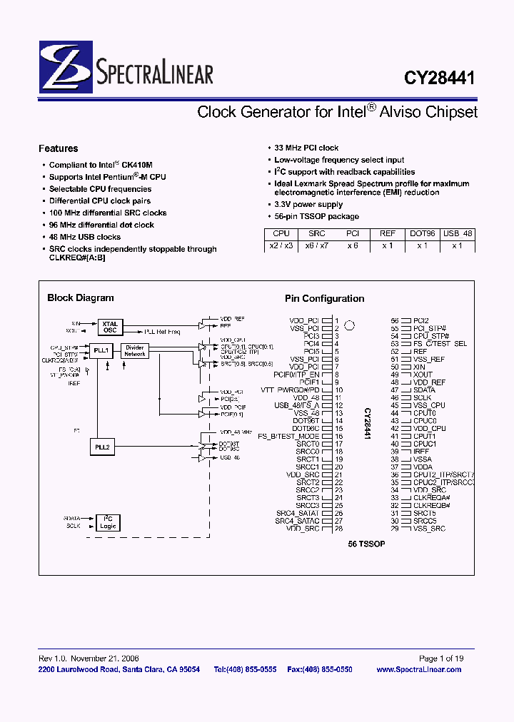 CY28441_4208462.PDF Datasheet
