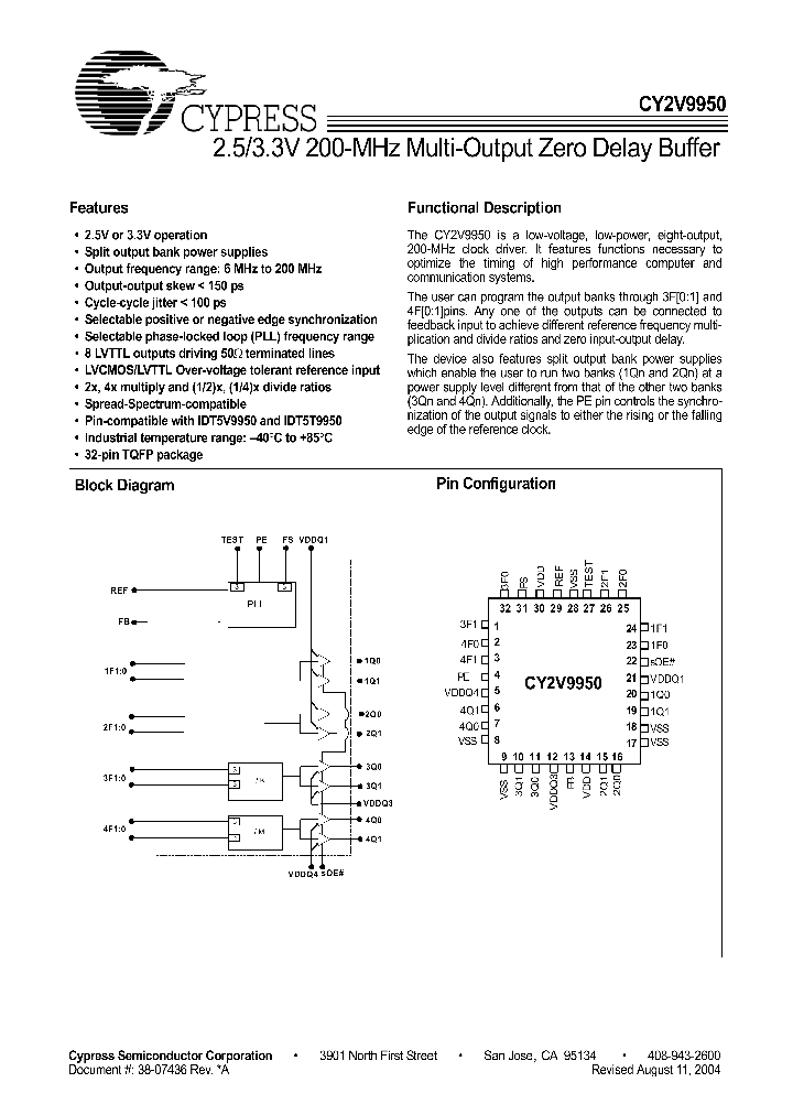 CY2V9950AC_4214370.PDF Datasheet