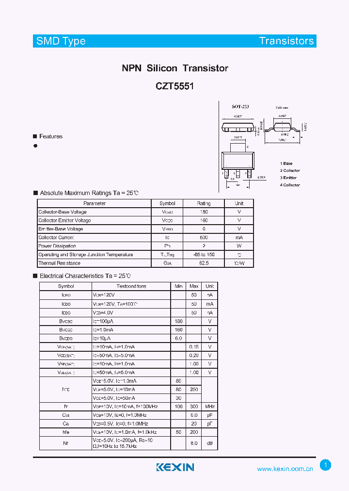 CZT5551_4486065.PDF Datasheet