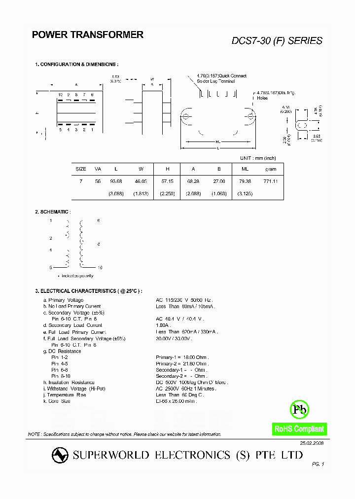 DCS7-30_4513559.PDF Datasheet