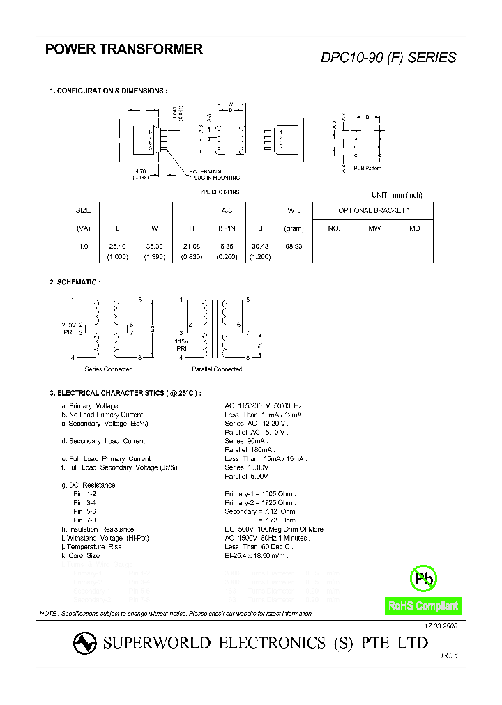 DPC10-90_4541314.PDF Datasheet