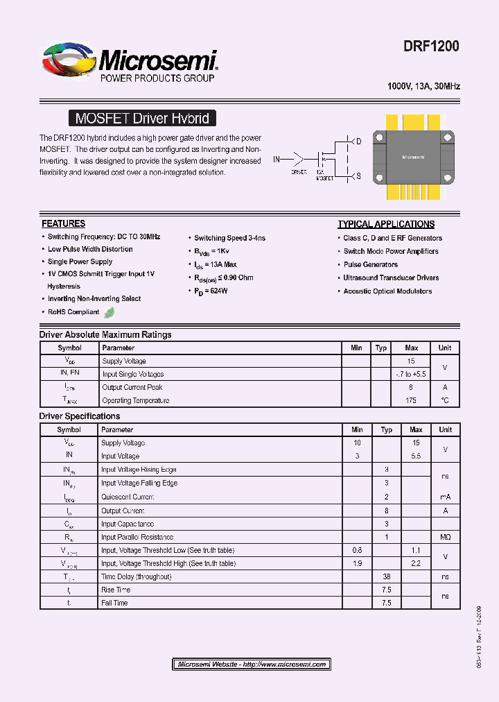 DRF1200_4549816.PDF Datasheet