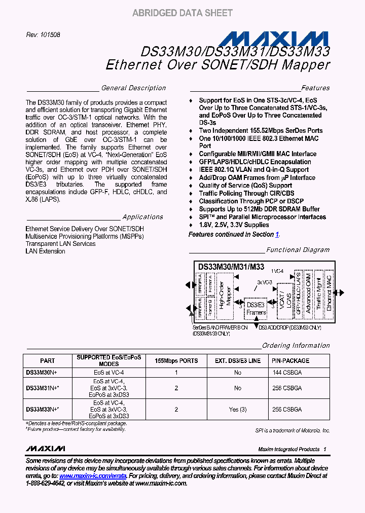 DS33M30_4271969.PDF Datasheet