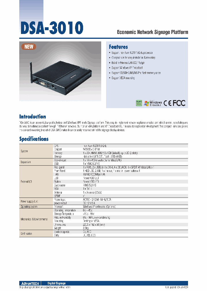 DSA-3010_4650443.PDF Datasheet