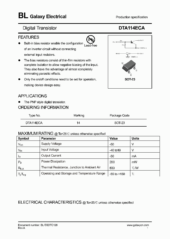 DTA114ECA_4459348.PDF Datasheet