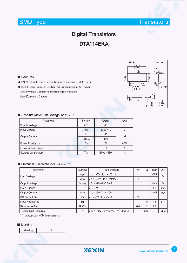 DTA114EKA_4280575.PDF Datasheet