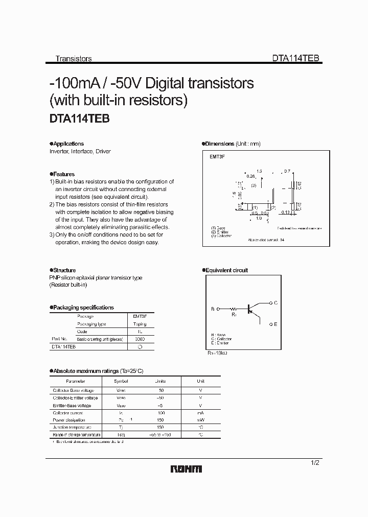 DTA114TEB_4781154.PDF Datasheet