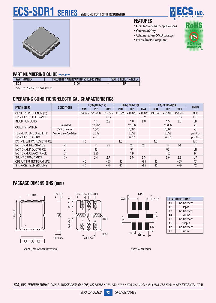 ECS-SDR1_4400482.PDF Datasheet