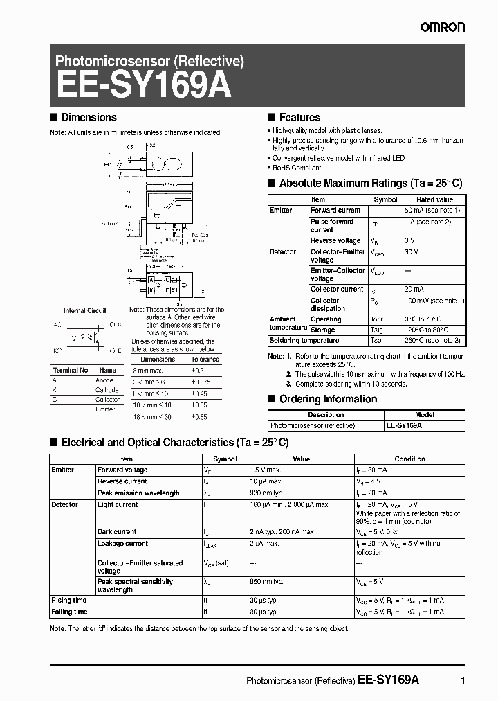 EE-SY169A_4701325.PDF Datasheet