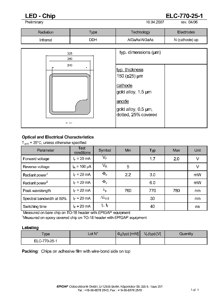 ELC-770-25-1_4578080.PDF Datasheet