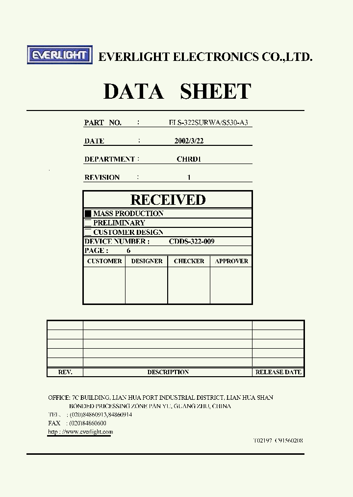 ELS-322SURWA_4308281.PDF Datasheet