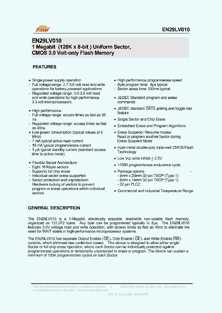 EN29LV010-70TI_4664775.PDF Datasheet