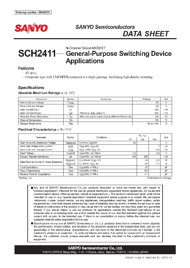ENA0531_4787756.PDF Datasheet