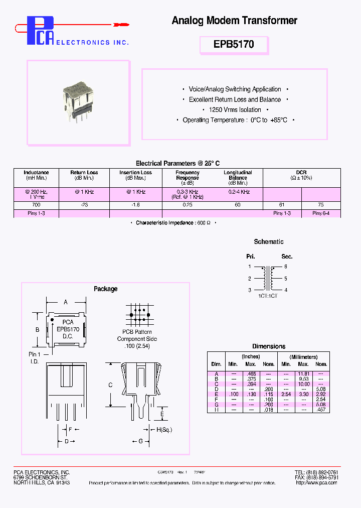 EPB5170_4723621.PDF Datasheet