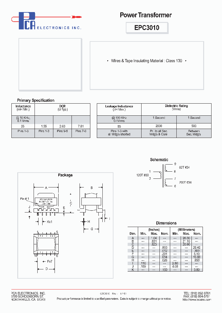 EPC3010_4722152.PDF Datasheet