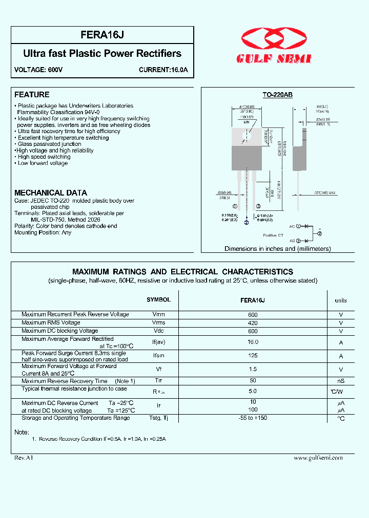 FERA16J_4618903.PDF Datasheet