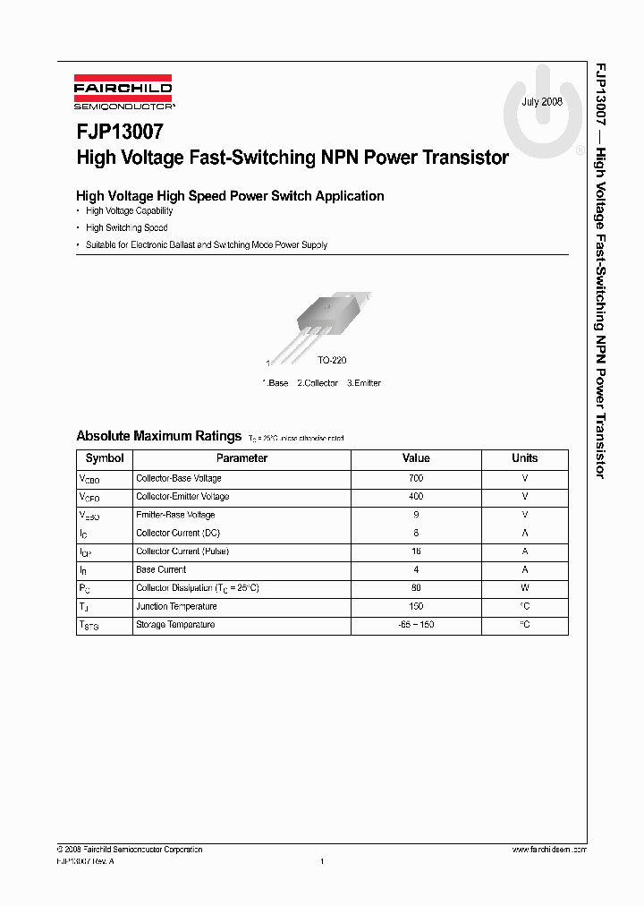 FJP1300708_4231193.PDF Datasheet