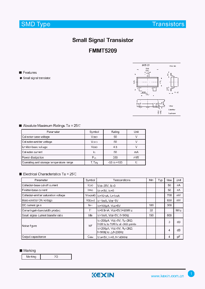 FMMT5209_4314908.PDF Datasheet