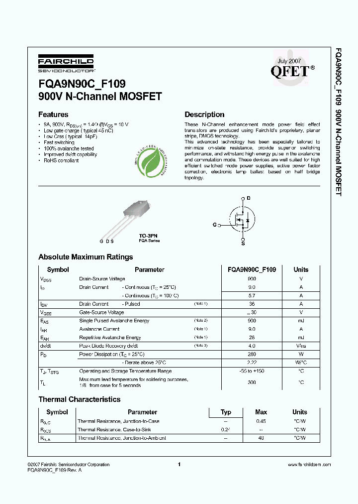 FQA9N90C07_4244095.PDF Datasheet