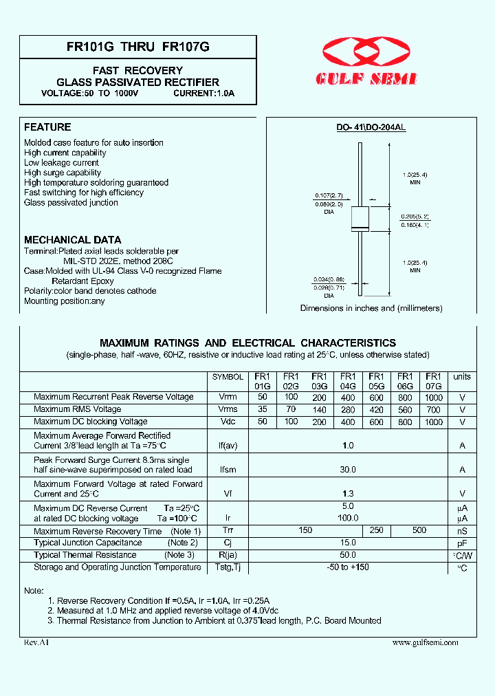 FR101G_4618942.PDF Datasheet