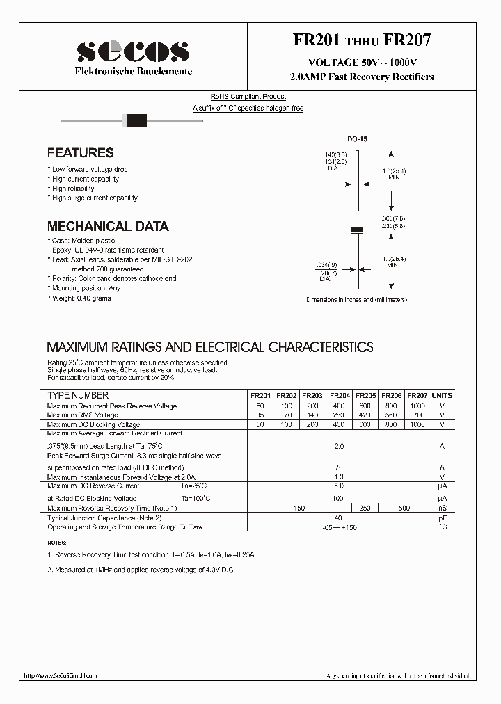 FR201_4419969.PDF Datasheet