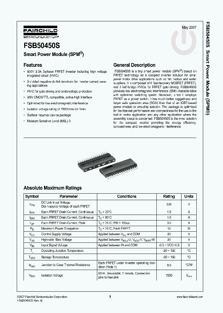 FSB50450S_4467395.PDF Datasheet