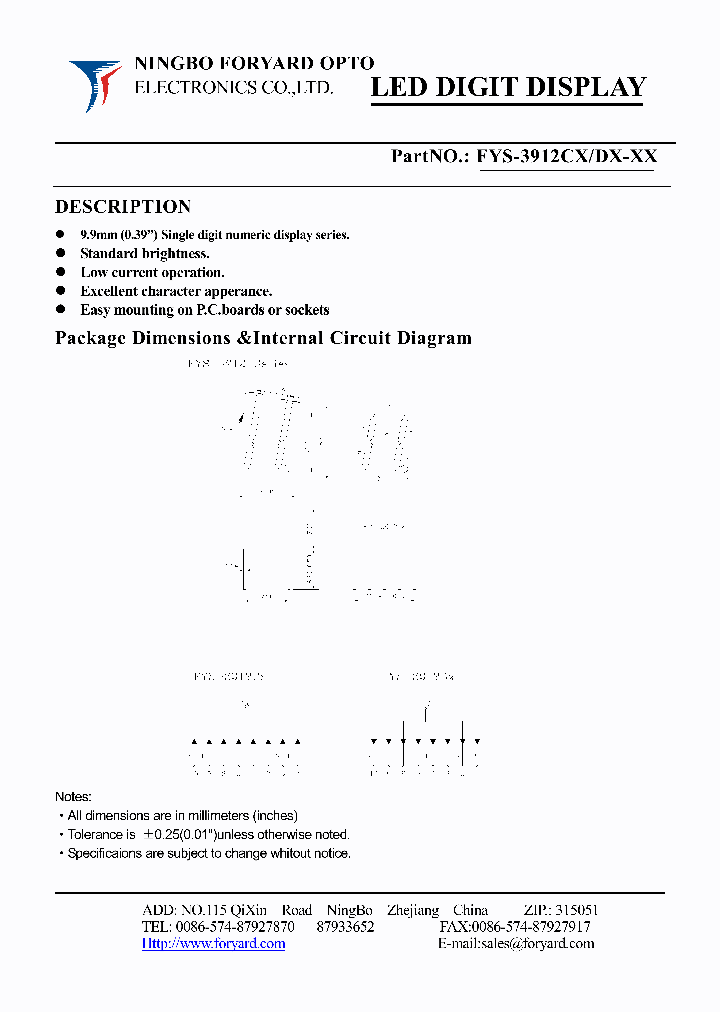 FYS-3912CX1_4901806.PDF Datasheet