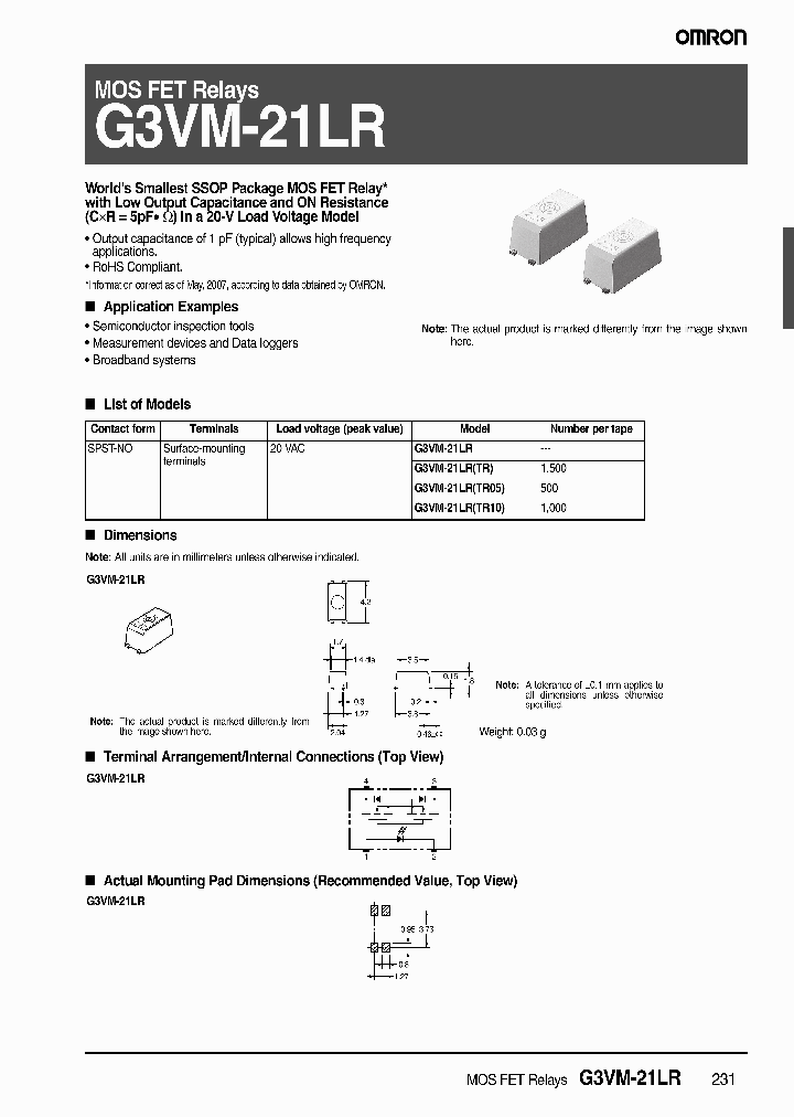 G3VM-21LR_4531356.PDF Datasheet