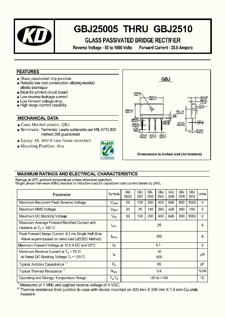 GBJ2508_4553130.PDF Datasheet