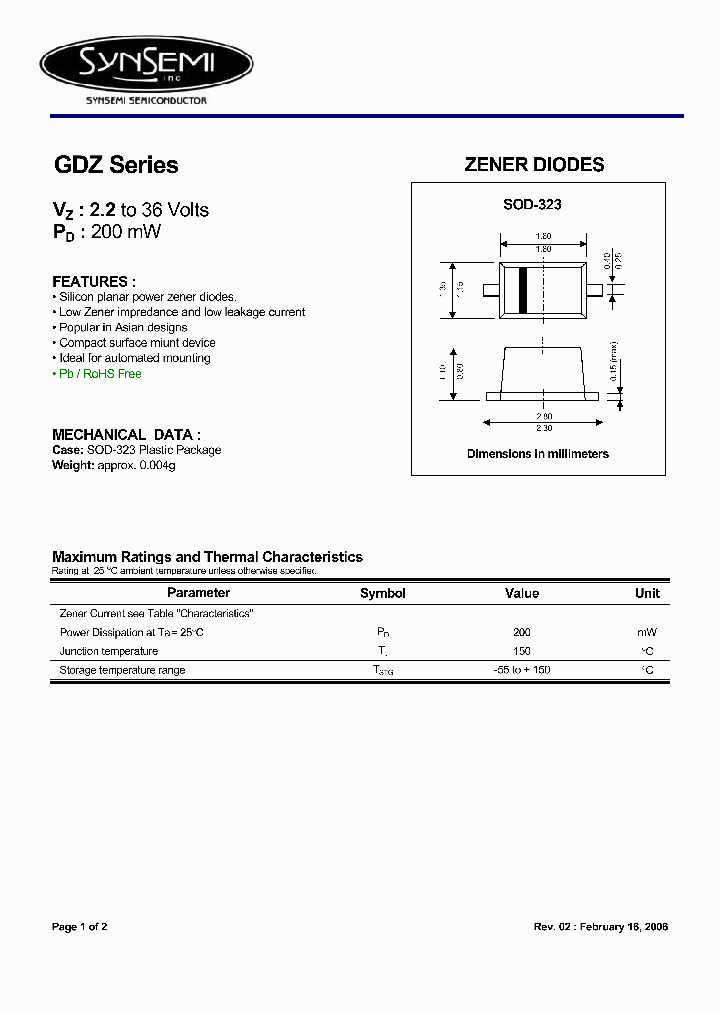 GDZ82B_4438556.PDF Datasheet