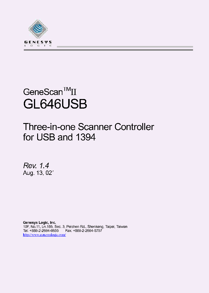 GL646USB_4576413.PDF Datasheet