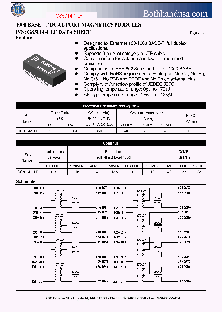 GS5014-1LF_4843034.PDF Datasheet