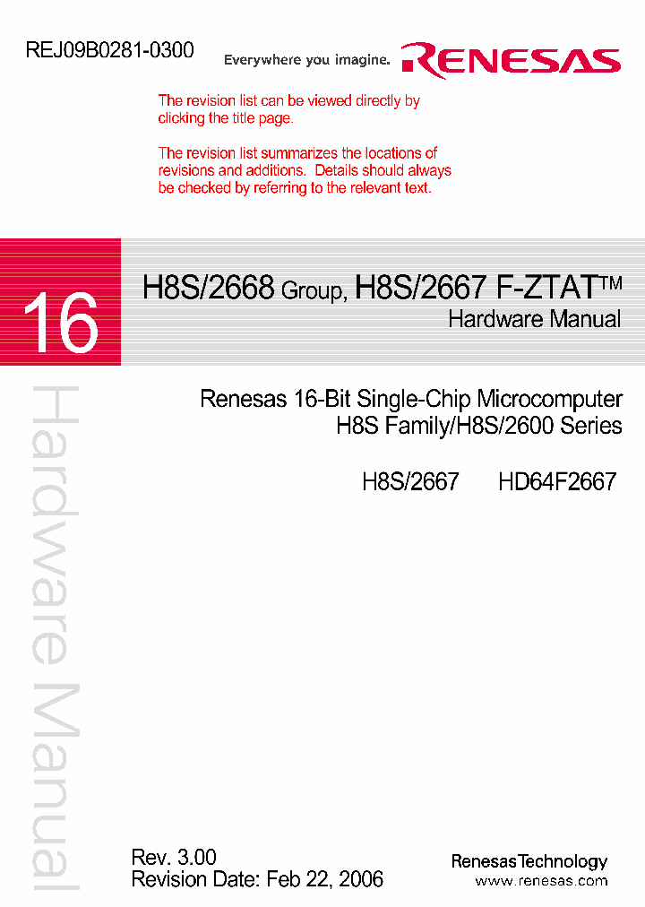 H8S2668_4492133.PDF Datasheet