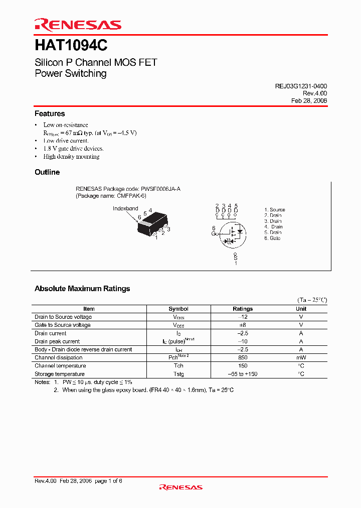 HAT1094C_4615350.PDF Datasheet
