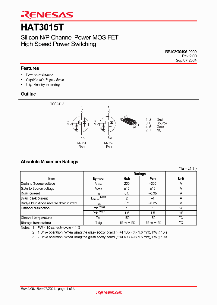 HAT3015T_4357400.PDF Datasheet