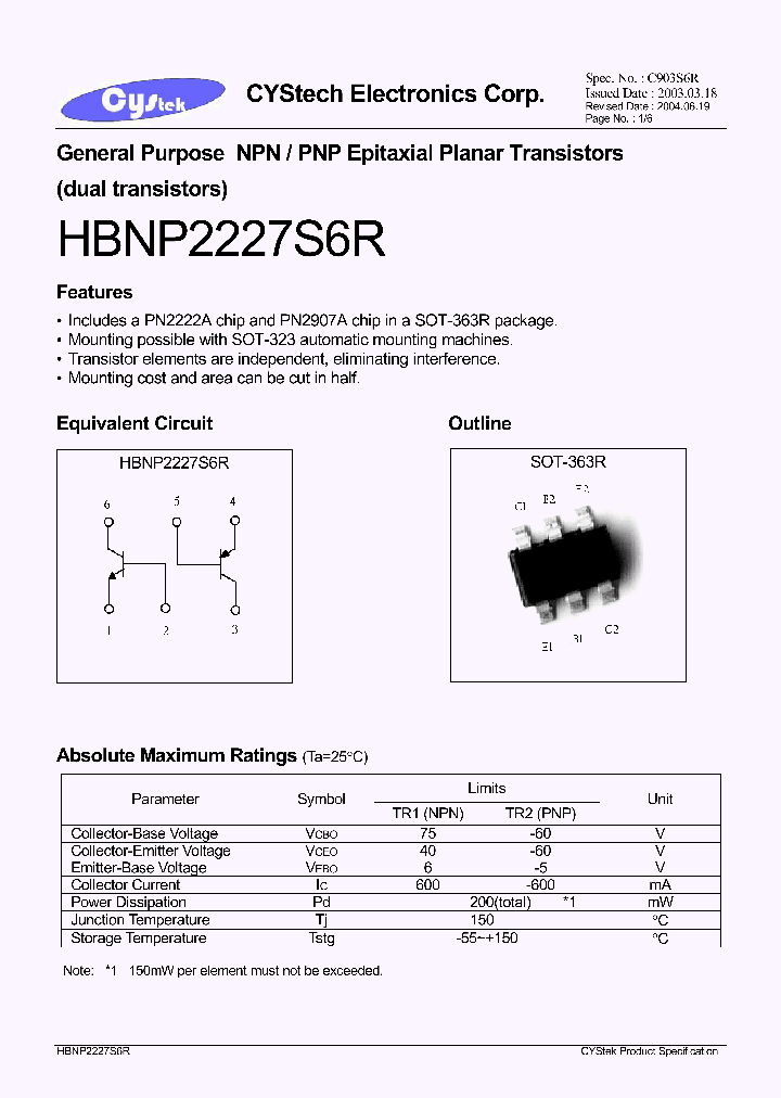 HBNP2227S6R_4570507.PDF Datasheet